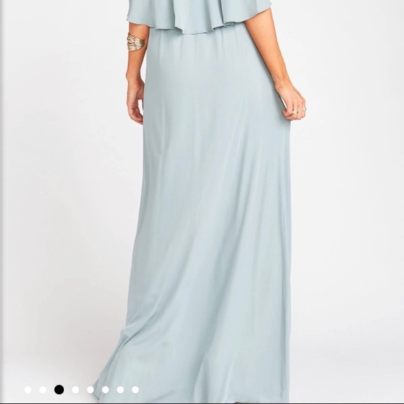 Show Me Your MuMu Caitlin Ruffle Maxi Dress NWOT - Picture 2 of 12